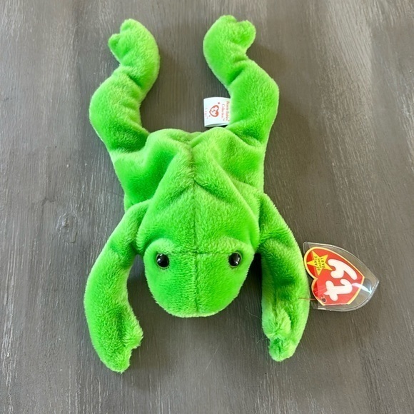 Ty original 1993 LEGS frog vintage beanie baby - Picture 1 of 3